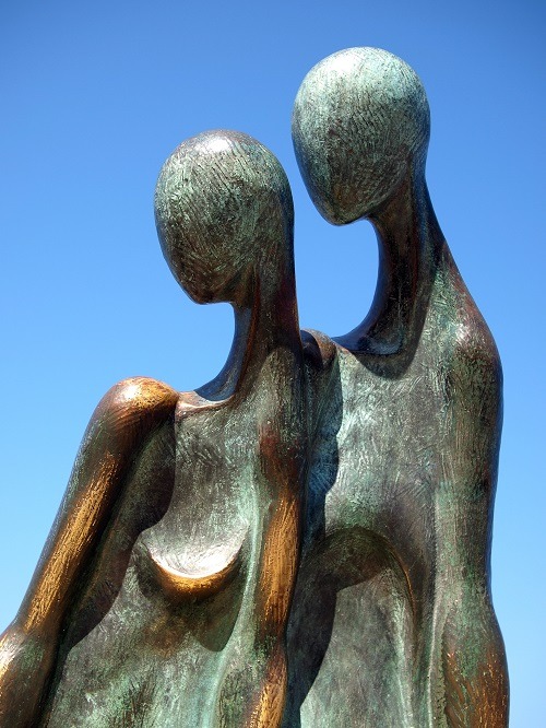 "La Nostalgia" Sculpture at Puerto Vallarta's Malecon